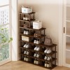Vertical Shoe Rack - Tall Narrow Shoe Rack Organizer for