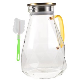 FELTECHELECTR Large Capacity Diamond Cold Kettle Water Pitcher Filter Lid for Hotel Restaurant Family