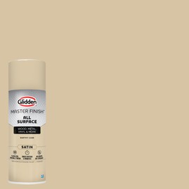 Glidden Master Finish 12 oz. Satin Earthy Cane Interior/Exterior All Surface Spray Paint and Primer