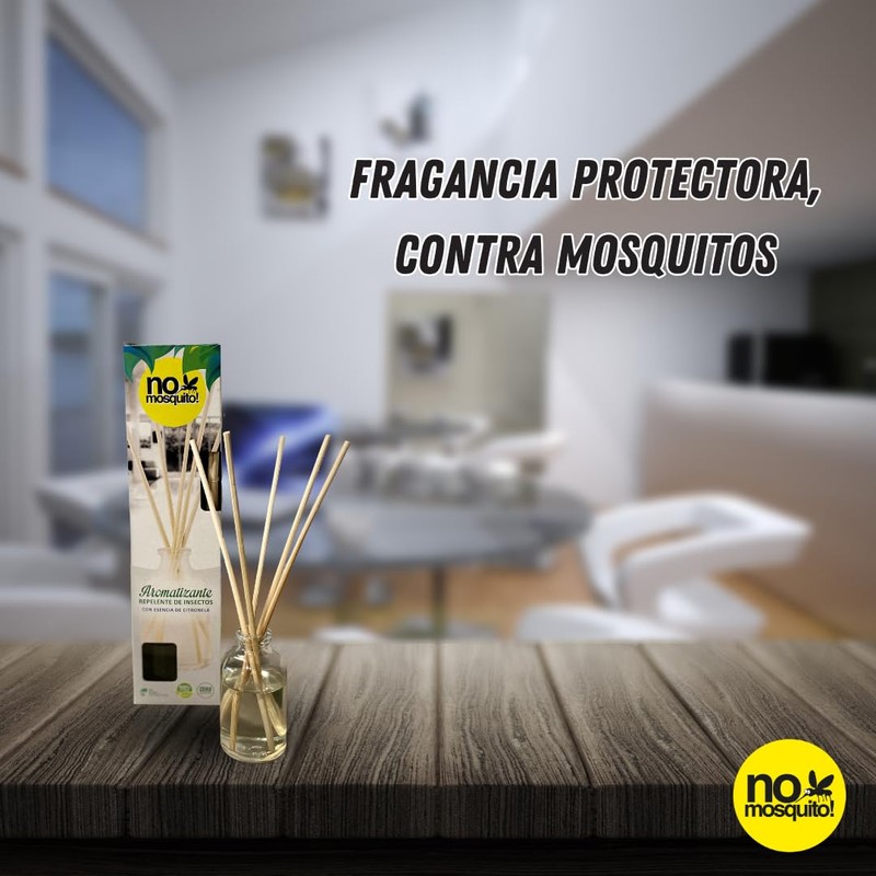 Pack 3 Aromatizante Repelente de Insectos con esencia de citronela.