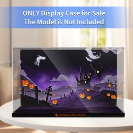 PIPART Acrylic Display Case Compatible with 21351 The Nightmare Before Christmas; ONLY Display Case, The Model NOT Included