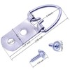 Heavy Duty D-Ring Picture Hangers with Screws, 30 Pcs Large