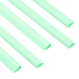 PATIKIL 100Pcs Binding Bars, 8mm Binding Bars Slide Grip 50 Sheets Capacity A4 Size Report Binder Teardrop Shape Presentation Binder for Report Cover Resume, Green