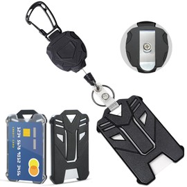 Retractable Key Chains, ID Holders, Work Card Holder, Suitable for Protecting ID Cards, Credit Cards, Student ID Cards