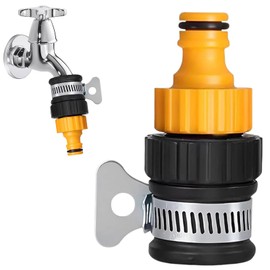EujRcf Tap to Hose Connector, Detachable Hose Adapter, Universal Fit for Kitchen Taps, Suitable for Gardening, Car Washing and Cleaning Tasks, Easy Connect and Disconnect
