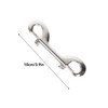 Qaziuy 4Pack Double Ended Bolt Snaps Hook,Stainless Steel Double Ended