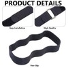 GORGECRAFT 8Pcs 4 Sizes Sectional Couch Straps Connectors Black Nylon