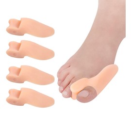 Kecartu 4 PCS Bunion Correctors for Women Men Big Toe, Khaki