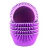 Eoonfirst Foil Cupcake Liners 100 Pcs (Dark Purple)