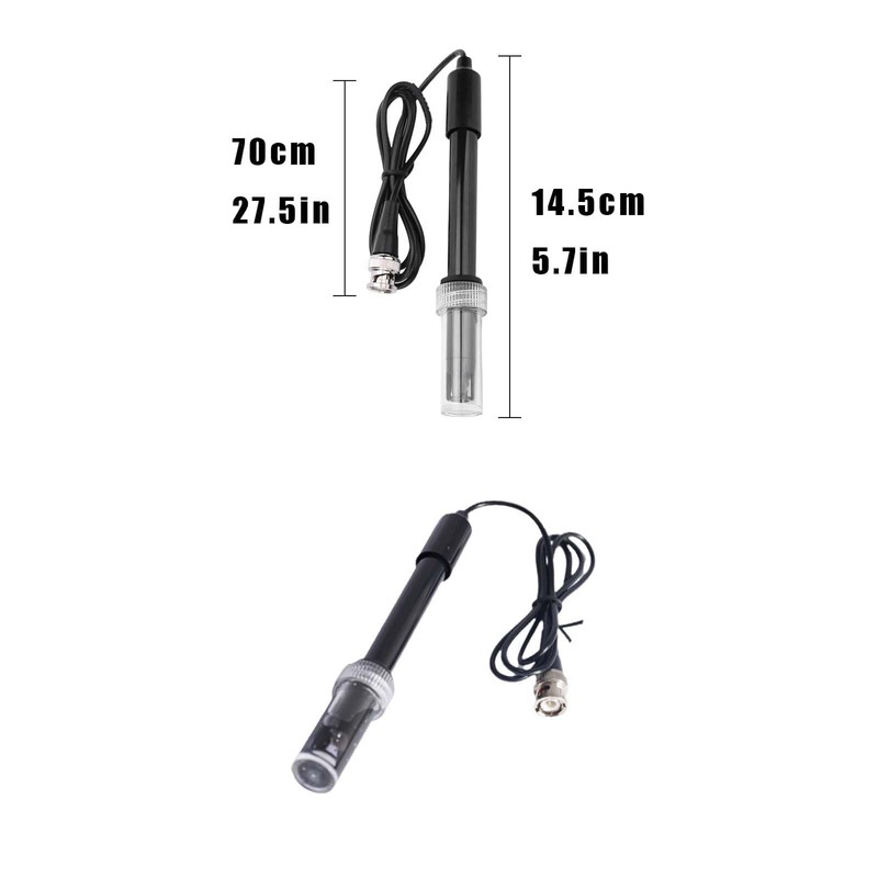 LNGJIN PH Probe Electrode, pH Electrode for Water Quality, Precision
