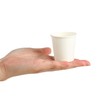 VEYLIN Disposable Paper Cups,100 Pieces 3oz Small White Paper Cups