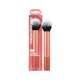 Real Techniques Skin Tint Liquid Foundation Makeup for Brush and Moisturizer Streak-Free Blending Ultra Plush Bristol Cruelty 1 Count / 리얼 테크닉 스킨 틴트 베이스 브러시 및 모이스처라이저용 리퀴드 파운데이션 메이크업 스트릭 프리 블렌딩 울트라 플러시 브리스틀 크루얼티 1 카운트