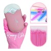 Ventilador+50 Cepillos+100 Microbrush Extensiones Pestañas