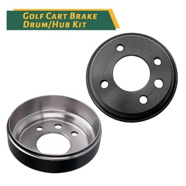 CLUBRALLY Golf Cart Brake Drum, Fits Club Car DS 1981-1994 and 2018-Up Tempo, OEM#4263, 1011137