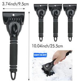 3pcs Windscreen scraper, ice scraper for car windscreen, car scraper windscreen scraper, Car Ice Scraper Non Scratch, Easy to Remove Ice,Snow and Frost, Comfortable Grip, for Car Windscreen No Scratch
