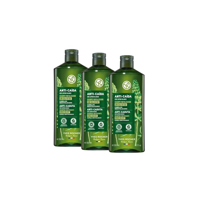 YVES ROCHER - Kit Shampoo Anticaída - sin Sulfatos con