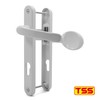 TSS UPVC Door Handle Set- Lever Moveable Pad - 92mm
