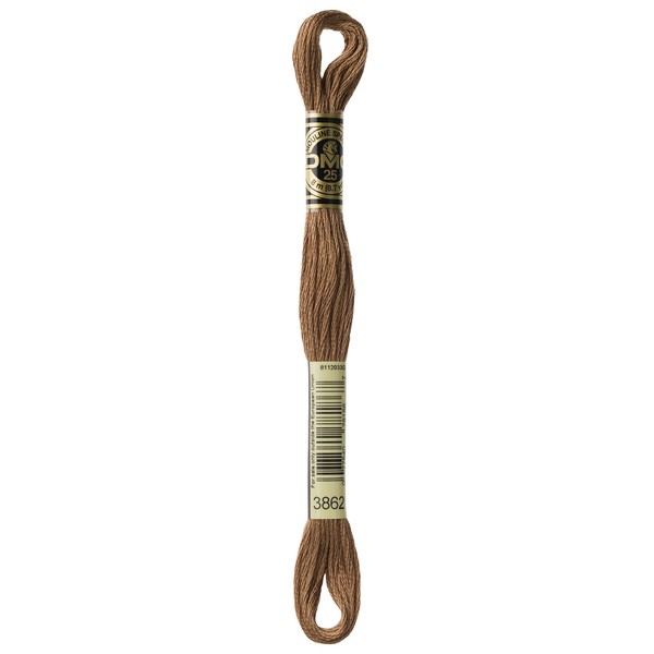 DMC 6-Strand Embroidery Cotton Floss, Dark Mocha Beige