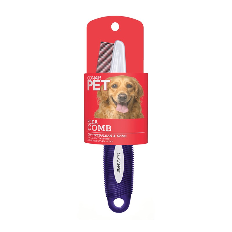 CONAIRPRO dog & cat Pet brush for Flea and Tick
