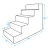 USA Made Pet Steps/Stairs with CertiPUR-US Certified Foam for Dogs