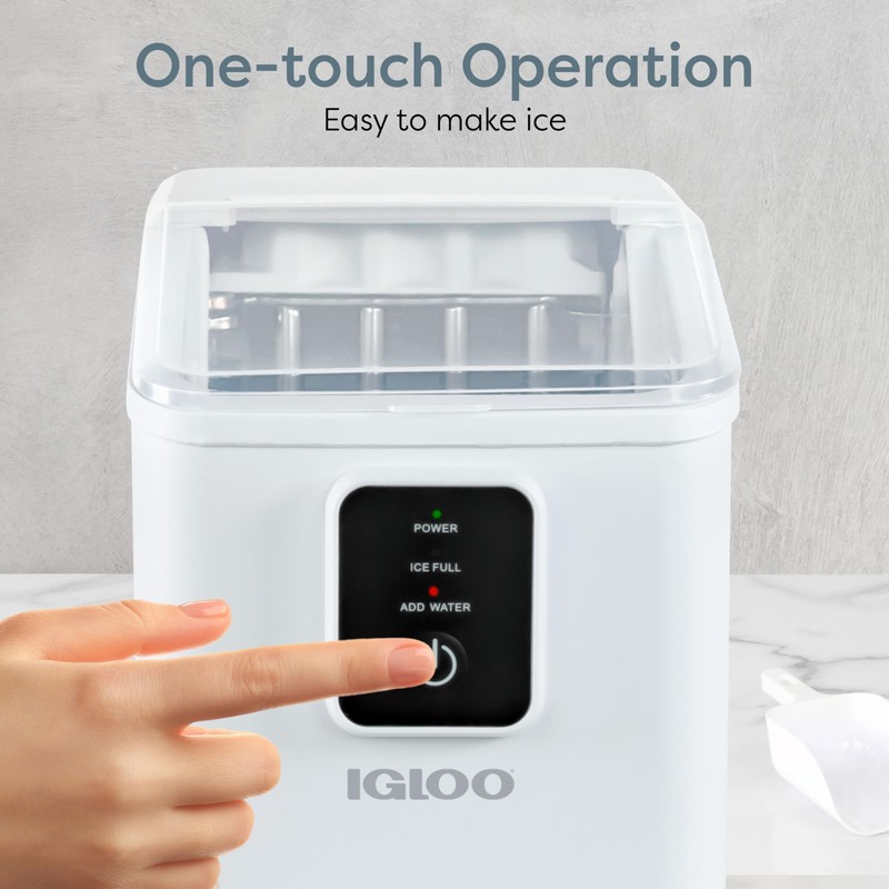 Igloo Portable Ice Maker with Scoop & Basket -Ice Maker