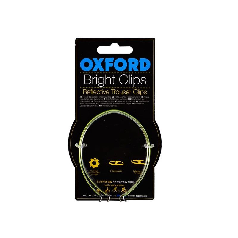 OXFORD Bright Clips Reflective Bicycle Bike/Cycle Trouser Clips