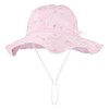 jerague Lace Embroidery Sun Hat for Baby Kids Girls Wide