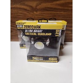 Zero Dark Ultra Bright Headlamp Hand Free Multiple Positions Batteries 120 Lumens Zerodark