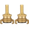 Poppstar Set of 2 Brass Suction and High Pressure Coupling
