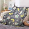 BNREDA Cosy blanket for children Glow in the dark 130x150cm,