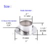 NELXULAS Stainless Steel Heavy Duty Closet Rod Holder,Shower Curtain Rod