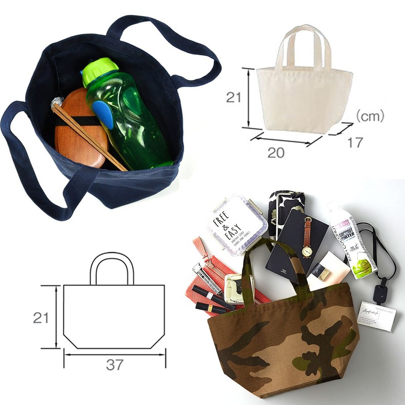 [ratoruuddo] RattleWood Lunch Box Lunch Bag with Lunch Box Wood