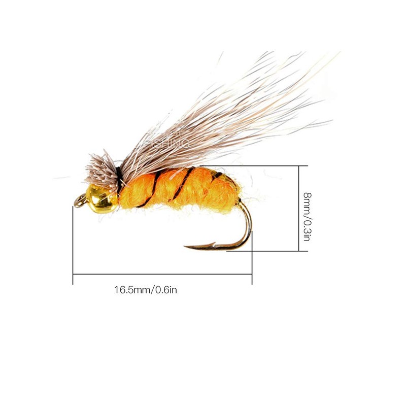 Fly Fishing Lure Kit, 40pcs A6 Fly Fishing Lure Artificial