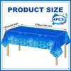 Augisteen 4 PCS Under The Ocean Tablecloth Ocean Themed Disposable
