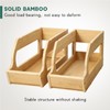Yumkfoi Bamboo Can Organizers and Storage for Pantry, Soda Can