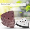 61 x 90 mm multifunctional sanding pad, abrasive sandpaper, triangular