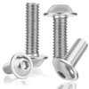 Pack of 25 Rounded Head Screws M6 x 40 Stainless