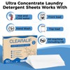 CLEARALIF Laundry Detergent Sheets, Up to 360 Loads, Fresh Linen,