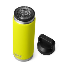 YETI Rambler 26 oz Bottle, Vacuum Insulated, Stainless Steel with Chug Cap, Firefly Yellow