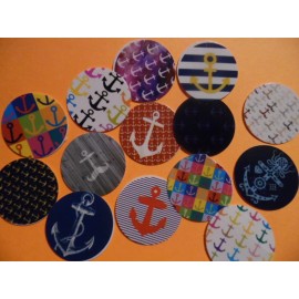 Unbranded Pre Cut One Inch Bottle Cap Images Anchor Free Shipping - photo, 25 images