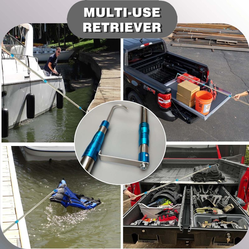 Cargo Grabber Reach Retriever Tool, 6.3 Ft Heavy Duty Truck