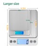KUBEI Upgraded Larger Size Digital Food Scale Weight Grams and