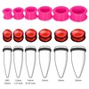BodyJ4You 36PC Big Gauges Kit Ear Stretching 00G-20mm Silicone Tunnel