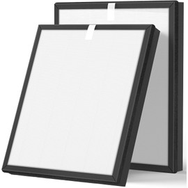 Beefull TZ-K2 Replacement Filter for ToLife Air Purifier Filter, Ture H13 HEPA TZ K2 A Air Purifer Filter, 2 Pack