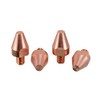 Chicago Electric Fit Spot Welding Tips 1/4" Contact Area 2-Pack