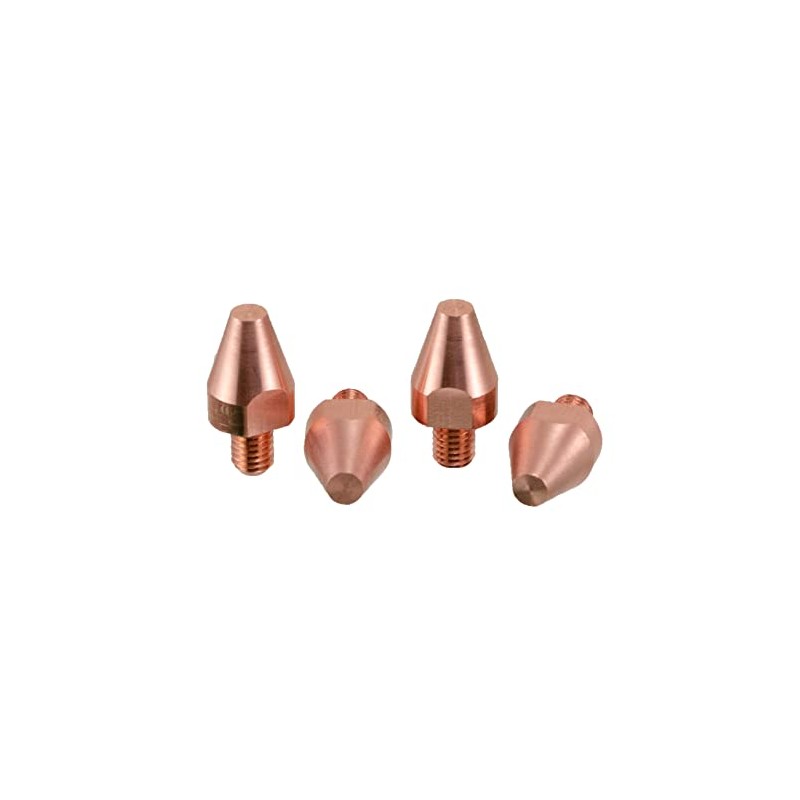 Chicago Electric Fit Spot Welding Tips 1/4" Contact Area 2-Pack