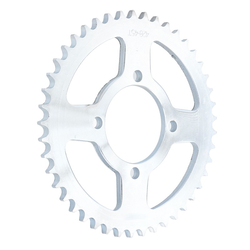 428 Chain 45 Tooth Rear Sprocket 428 45T Steel Rear