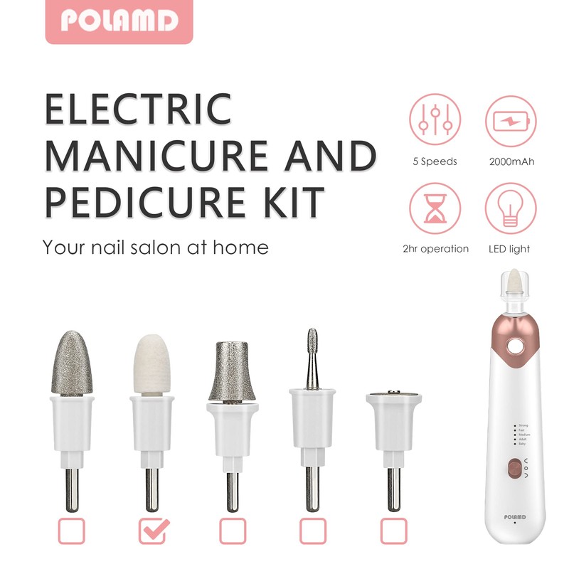 Felt Cone, Nail Drill Bit for POLAMD Proffesional Manicure Pedicure