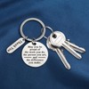 FdcLixuvol 6 Pcs Employee Coworker Staff Appreciation Gifts Keychain, Thank
