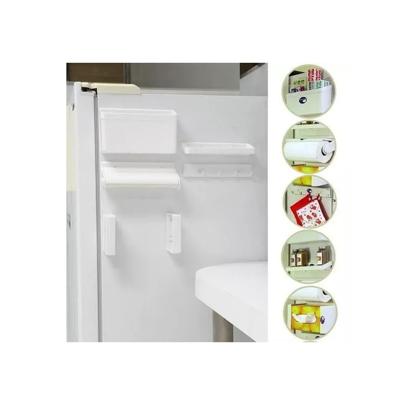 Extreme Organizador Cocina Refrigerador Magnético 5 En 1 Practico Color